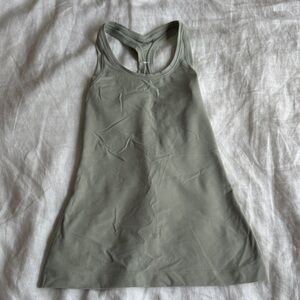 Lululemon Athletica Light Green Nulu Tank Top (No Longer Sold)